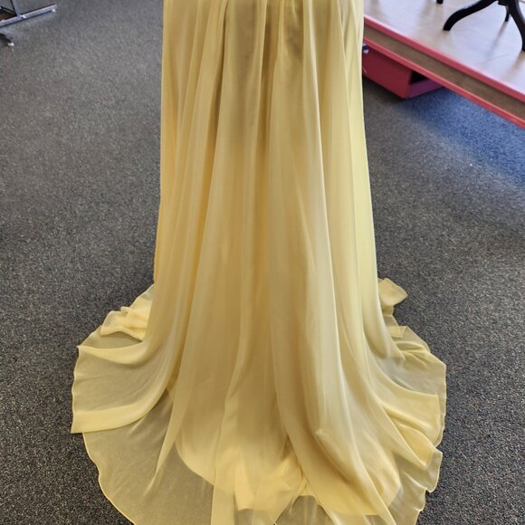 Mori Lee 95012 Yellow Size 4 Prom Dress/Formal Gown - Picture 7 of 7